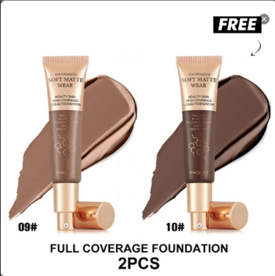 💄 PHOFAY Full Coverage Foundation