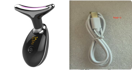 💎EMS Thermal Neck Lifting Massager – Electric Microcurrent Wrinkle Remover & Skin Tightening Device