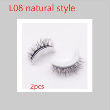 ✨Luxury Reusable 3D Mink Self-Adhesive Lashes – Glue-Free, Natural Volume, 10–20 Wears