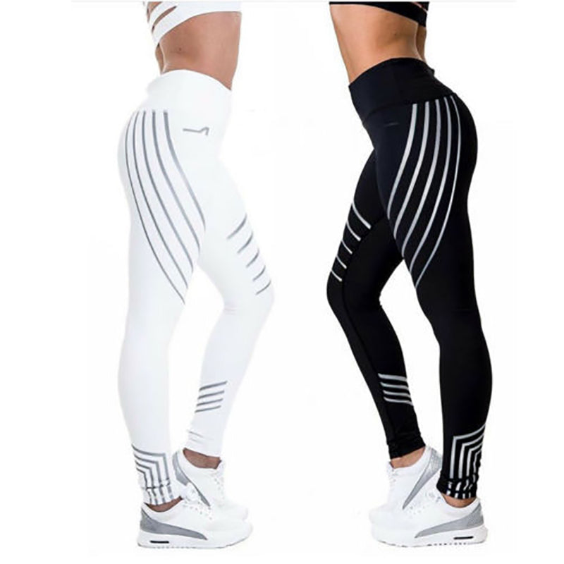 ✨Women’s GlowFit High Waist Workout Leggings – Seamless Sculpting Fitness Pants | Tummy Control, Squat Proof, Night Glow Activewear