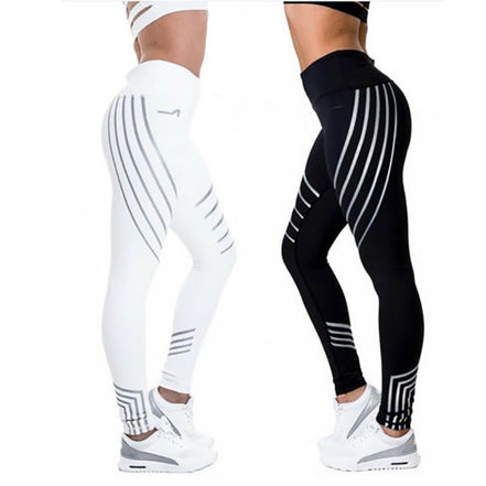 ✨Women’s GlowFit High Waist Workout Leggings – Seamless Sculpting Fitness Pants | Tummy Control, Squat Proof, Night Glow Activewear