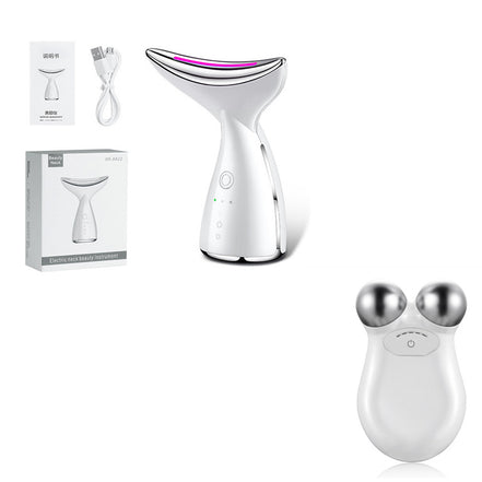 💎EMS Microcurrent Neck & Face Lifting Device – 3 Color LED Photon Therapy for Skin Tightening, Jawline Sculpting & Double Chin Appearance Reduction