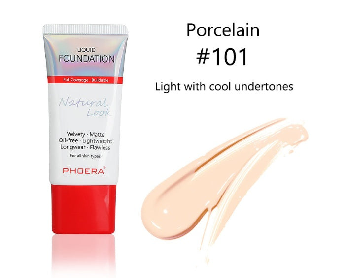 💄Matte Silky Long-Wear Liquid Foundation – Flawless Natural Finish