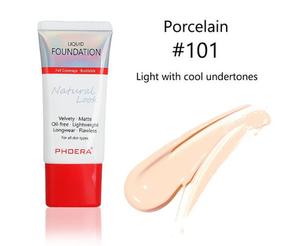 💄Matte Silky Long-Wear Liquid Foundation – Flawless Natural Finish