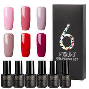 Long lasting Fine Nail polish 6 bottles Benspiti