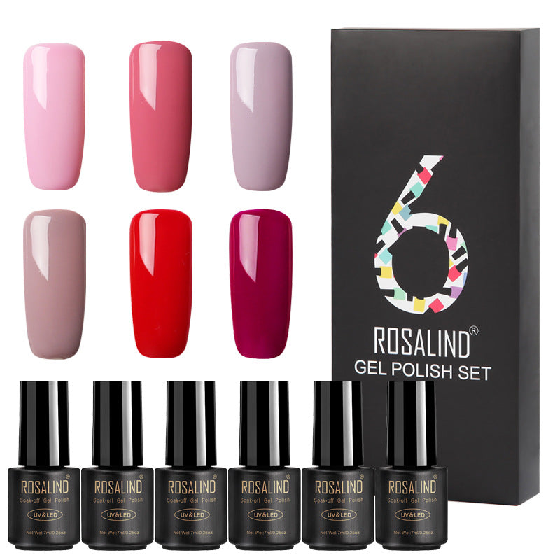 Long lasting Fine Nail polish 6 bottles Benspiti
