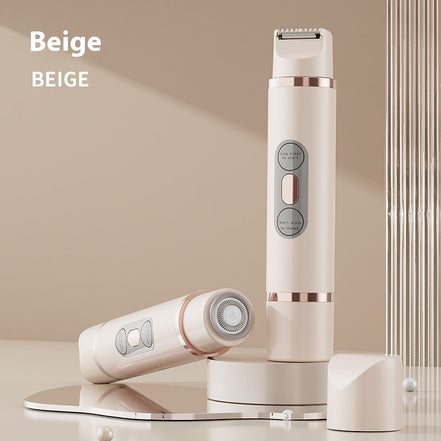 ✨SilkGlide Dual-Head Electric Shaver – Painless Hair Removal for Face, Bikini, Underarm & Legs