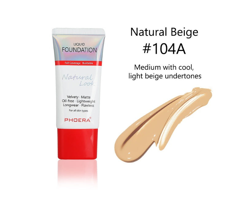 💄Matte Silky Long-Wear Liquid Foundation – Flawless Natural Finish