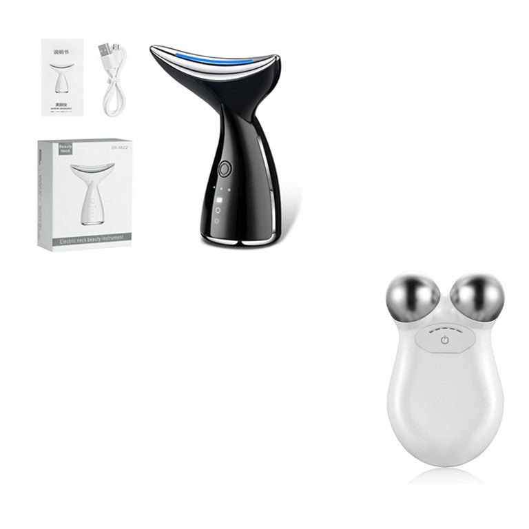 💎EMS Microcurrent Neck & Face Lifting Device – 3 Color LED Photon Therapy for Skin Tightening, Jawline Sculpting & Double Chin Appearance Reduction