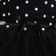 👗Baby Princess Lace Tutu Dress – Elegant Long Sleeve Birthday & Christening Outfit