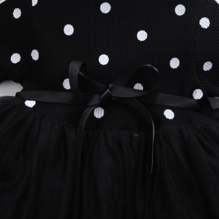 👗Baby Princess Lace Tutu Dress – Elegant Long Sleeve Birthday & Christening Outfit