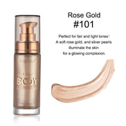 🌟GlowAura™ Liquid Body Highlighter – Instant Radiant Skin Glow for Face & Body
