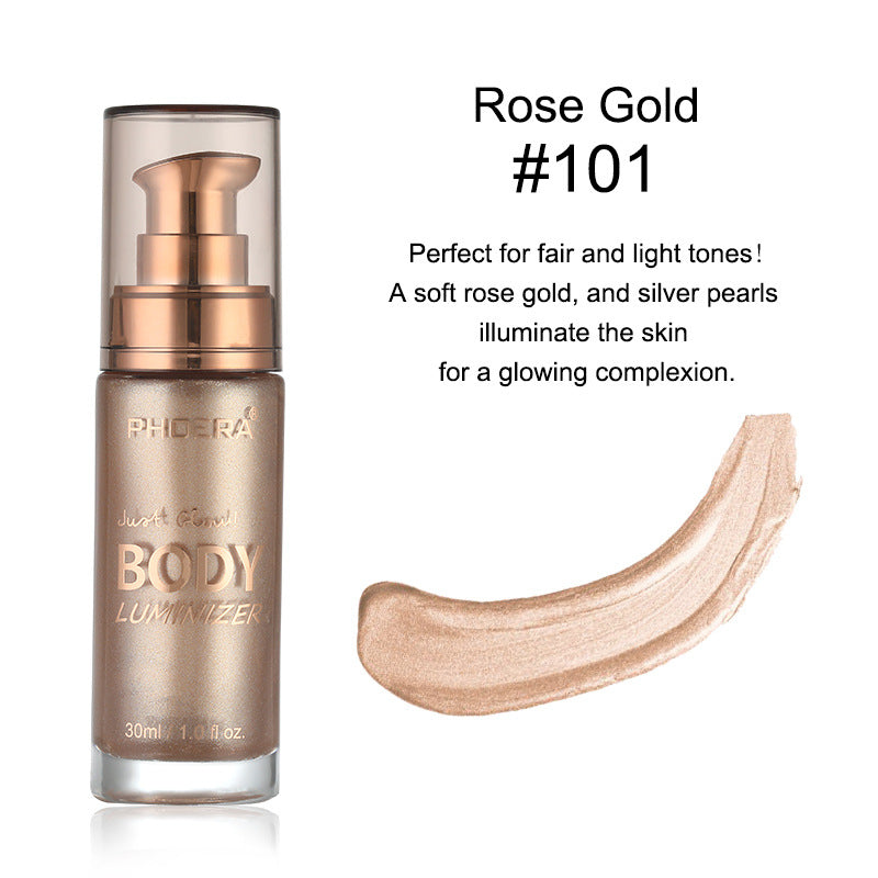 🌟GlowAura™ Liquid Body Highlighter – Instant Radiant Skin Glow for Face & Body