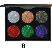 Sequin eye shadow tray
