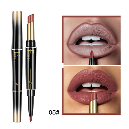 💄Double-Ended Lipstick & Lip Liner — Long-Lasting Matte, 16 Shades