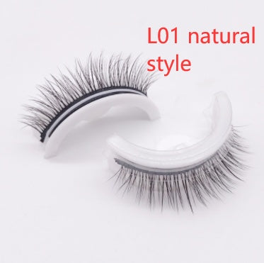 ✨Luxury Reusable 3D Mink Self-Adhesive Lashes – Glue-Free, Natural Volume, 10–20 Wears