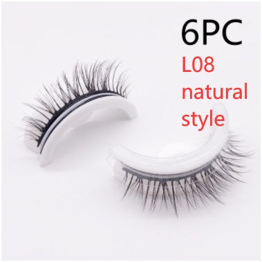 ✨Luxury Reusable 3D Mink Self-Adhesive Lashes – Glue-Free, Natural Volume, 10–20 Wears