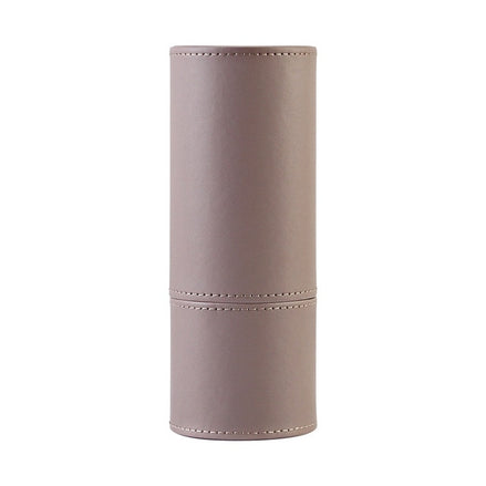 Soft PU Round Cosmetic Brush Container Cosmetic Tool Cosmetic Brush