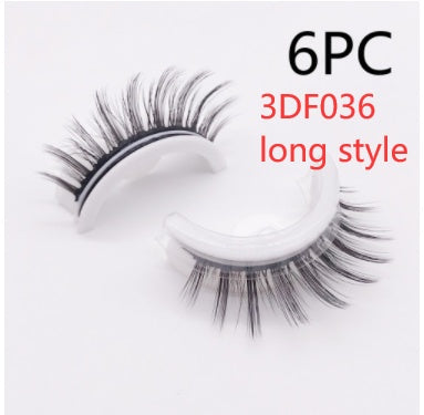 ✨Luxury Reusable 3D Mink Self-Adhesive Lashes – Glue-Free, Natural Volume, 10–20 Wears