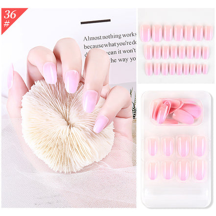 Long Lasting New Fake Nails Wearable Nail Patch Benspiti