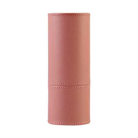 Soft PU Round Cosmetic Brush Container Cosmetic Tool Cosmetic Brush