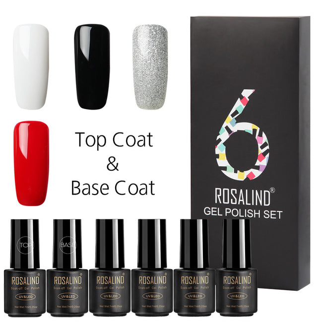 Long lasting Fine Nail polish 6 bottles Benspiti