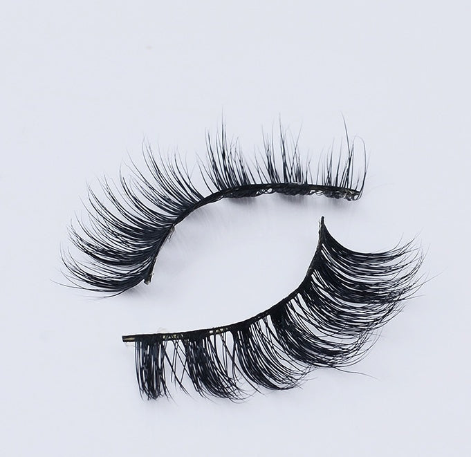 💎Faux Aurelia 3D Mink Eyelashes – Wispy Cat Eye False Lashes for Natural Glam & Reusable Volume