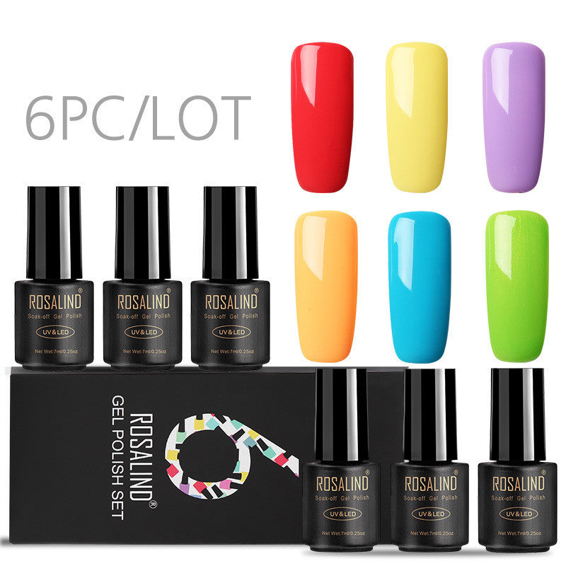 Long lasting Fine Nail polish 6 bottles Benspiti