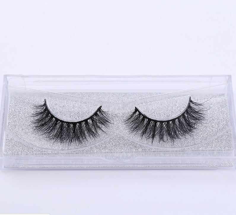 💎Faux Aurelia 3D Mink Eyelashes – Wispy Cat Eye False Lashes for Natural Glam & Reusable Volume