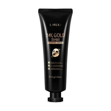 🧖‍♀️Gold Foil Snail Hydrating Peel-Off Mask – Deep Moisture Glow Therapy
