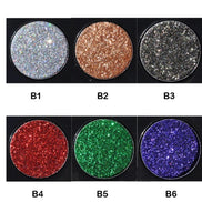 Sequin eye shadow tray