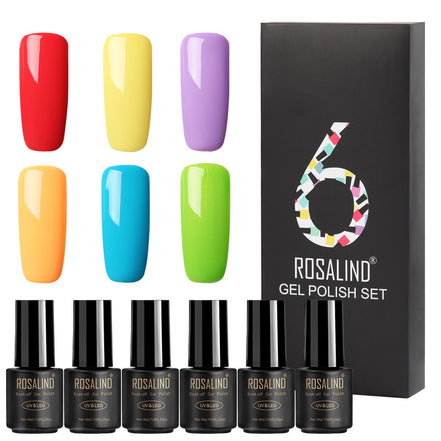 Long lasting Fine Nail polish 6 bottles Benspiti