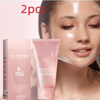 🌙Collagen Night Wrapping Mask – Overnight Hydrating & Firming Anti-Wrinkle Face Mask for Glowing, Youthful Skin