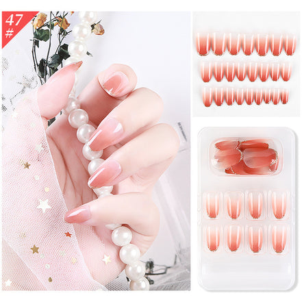 Long Lasting New Fake Nails Wearable Nail Patch Benspiti