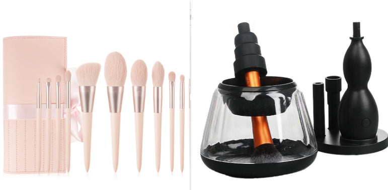 💖GlowGlam Beauty Brush Kit – 12-Piece Flawless Makeup Brush Set for Everyday Glam