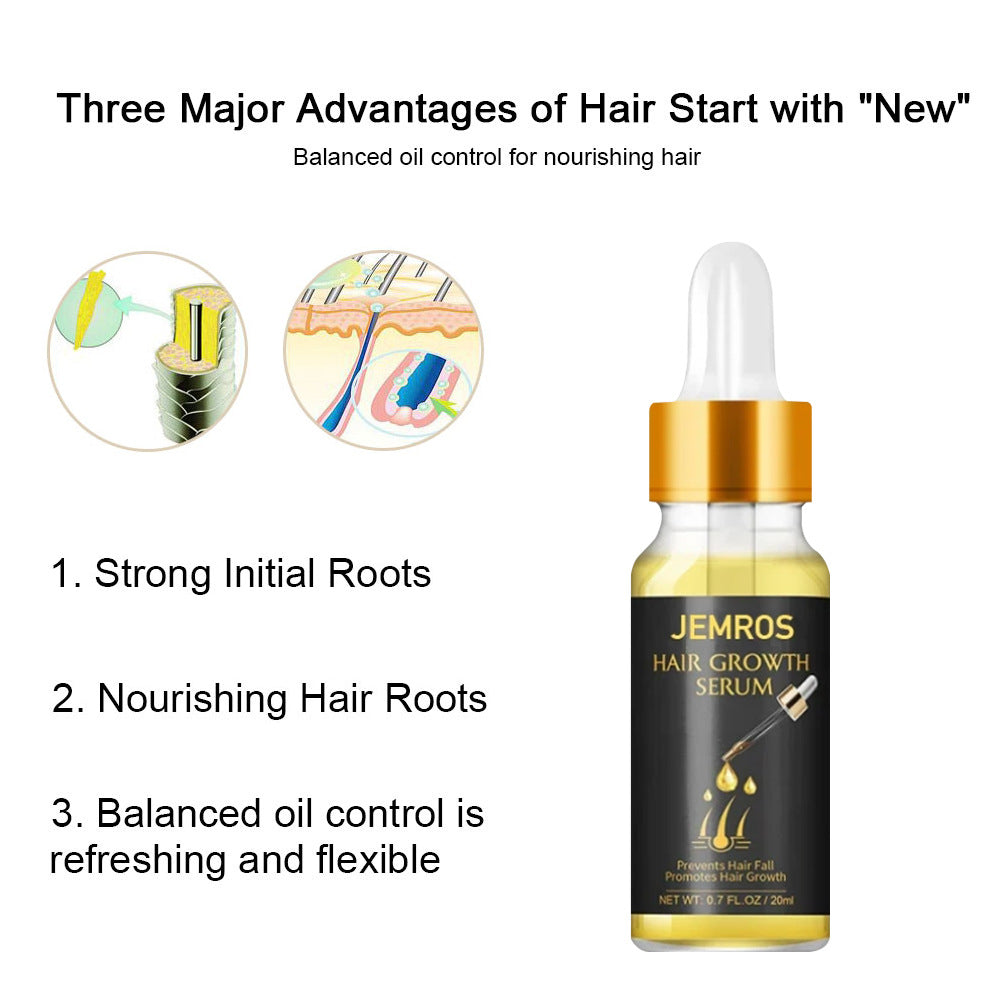 🌿Herbal Hair Growth Essential Oil – Natural Scalp Nourishing Formula for Thicker, Stronger, Healthier Hair