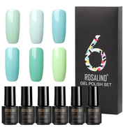 Long lasting Fine Nail polish 6 bottles Benspiti