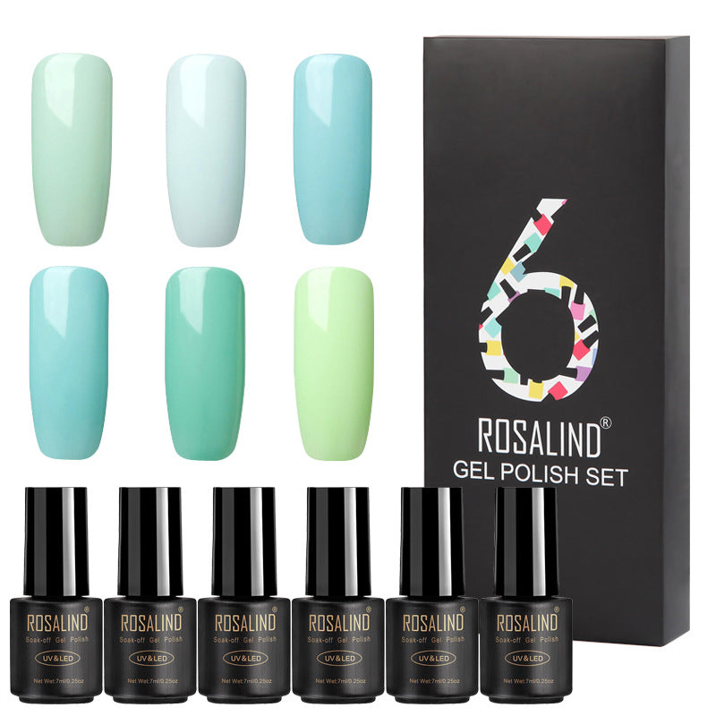 Long lasting Fine Nail polish 6 bottles Benspiti