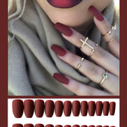 Waterproof Frosted ballet fake nails Benspiti