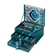 🌿 Green Lotus 18-Piece Beauty & Skincare Makeup Set