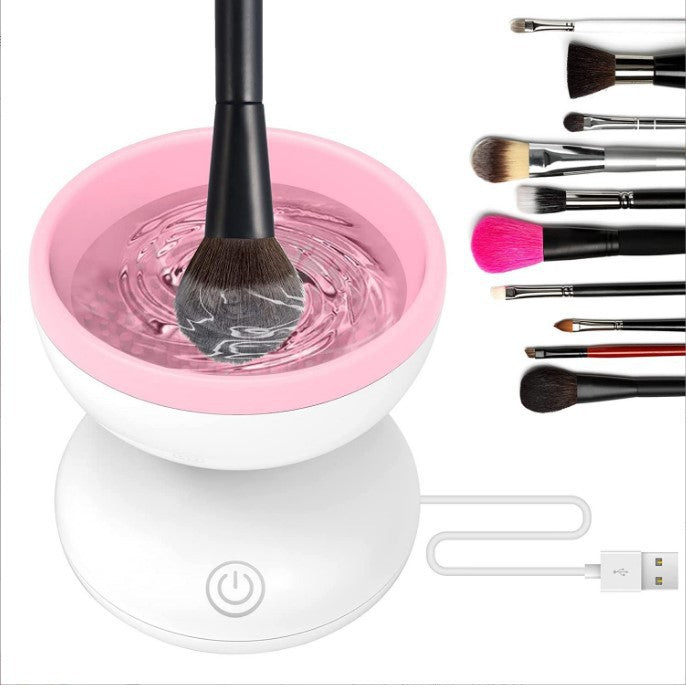 :  💖Electric Makeup Brush Cleaner Machine – Fast USB Automatic Cosmetic Brush Cleaning Tool for All Brush Sizes | Deep Clean & Dry in Seconds