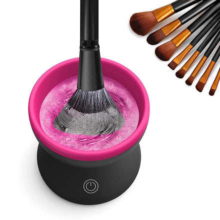 :  💖Electric Makeup Brush Cleaner Machine – Fast USB Automatic Cosmetic Brush Cleaning Tool for All Brush Sizes | Deep Clean & Dry in Seconds