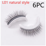 ✨Luxury Reusable 3D Mink Self-Adhesive Lashes – Glue-Free, Natural Volume, 10–20 Wears