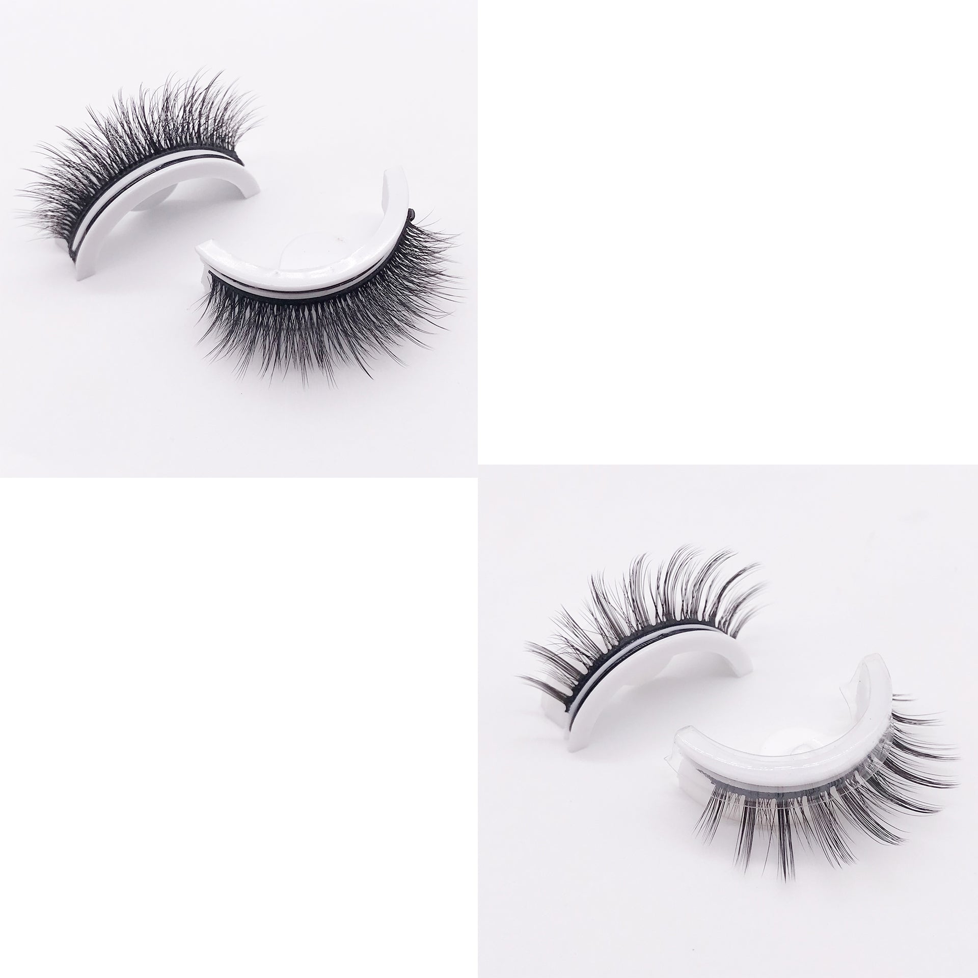 ✨Luxury Reusable 3D Mink Self-Adhesive Lashes – Glue-Free, Natural Volume, 10–20 Wears