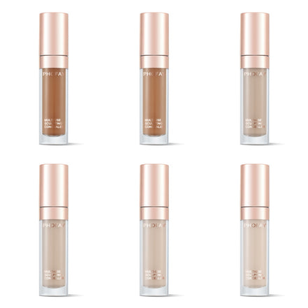 💎PHOFAY Super Coverage Concealer – Full Coverage Waterproof Concealer for Dark Circles, Acne & Blemishes | Long-Lasting Flawless Skin Finish