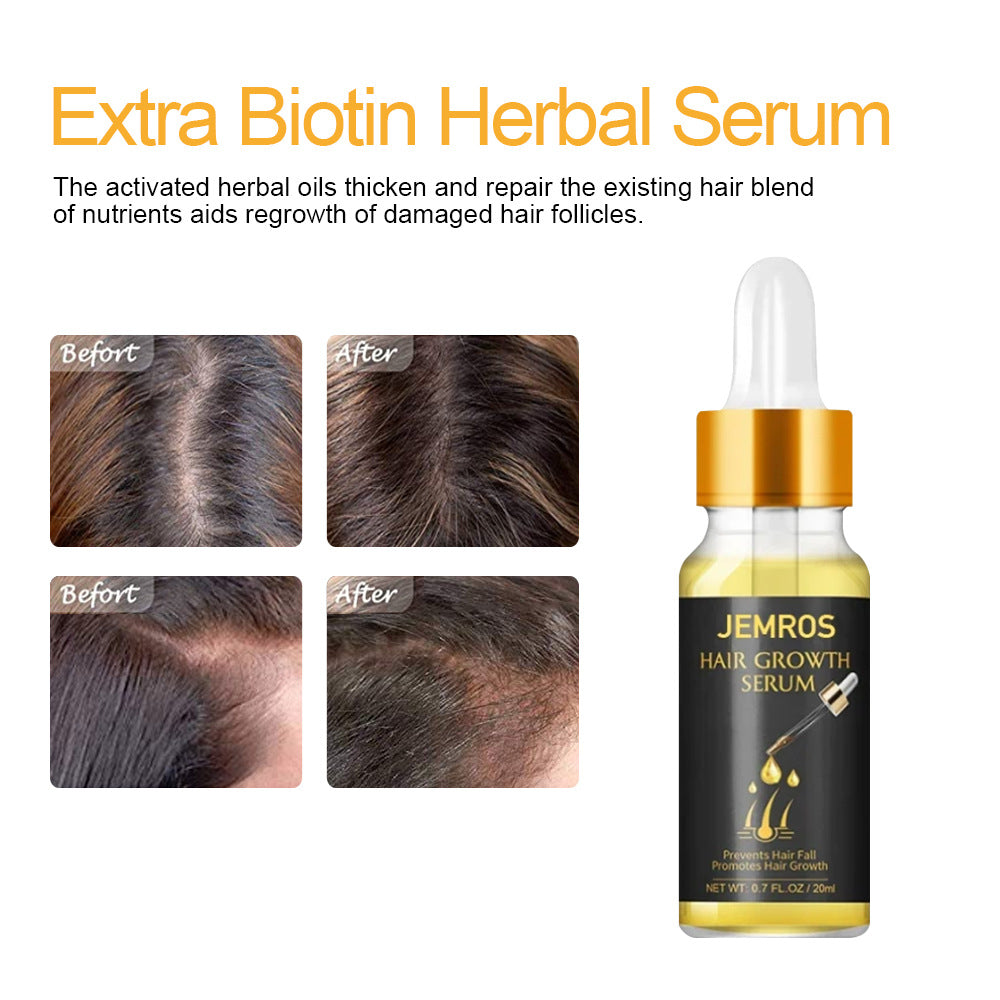🌿Herbal Hair Growth Essential Oil – Natural Scalp Nourishing Formula for Thicker, Stronger, Healthier Hair