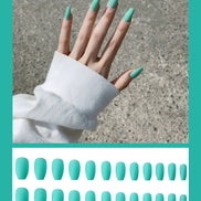 Waterproof Frosted ballet fake nails Benspiti
