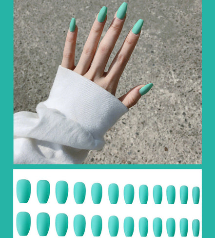 Waterproof Frosted ballet fake nails Benspiti