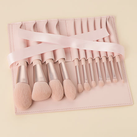 💖GlowGlam Beauty Brush Kit – 12-Piece Flawless Makeup Brush Set for Everyday Glam