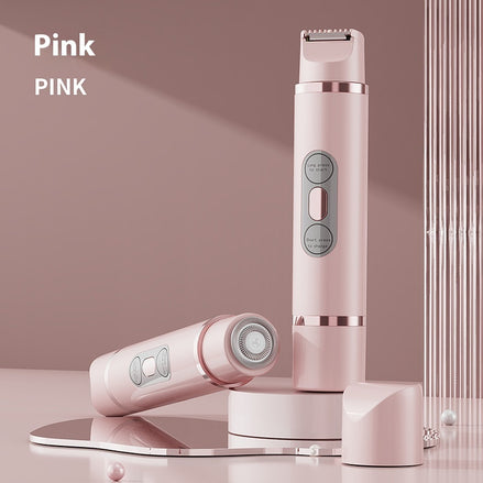 ✨SilkGlide Dual-Head Electric Shaver – Painless Hair Removal for Face, Bikini, Underarm & Legs